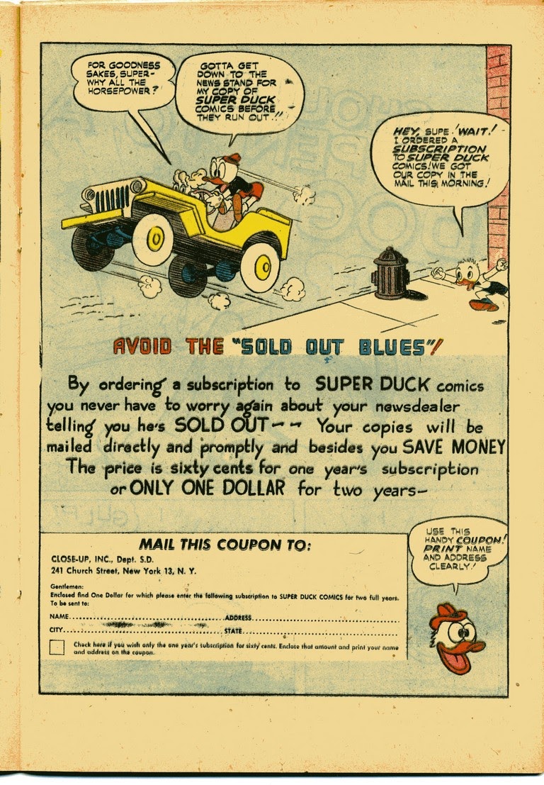 Read online Super Duck Comics comic -  Issue #25 - 23