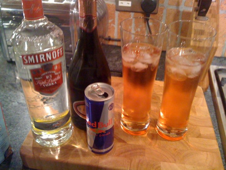 Jennie C L Pike Girls night out too much Vodka, Champagne and Redbull