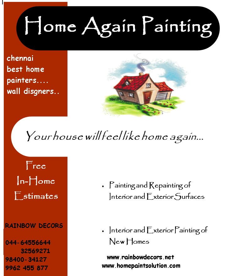 home painting contractors in chennai