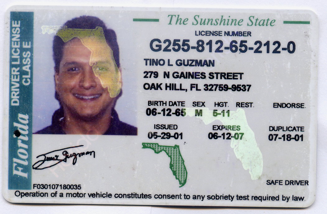 Florida's drivers license check - versierra