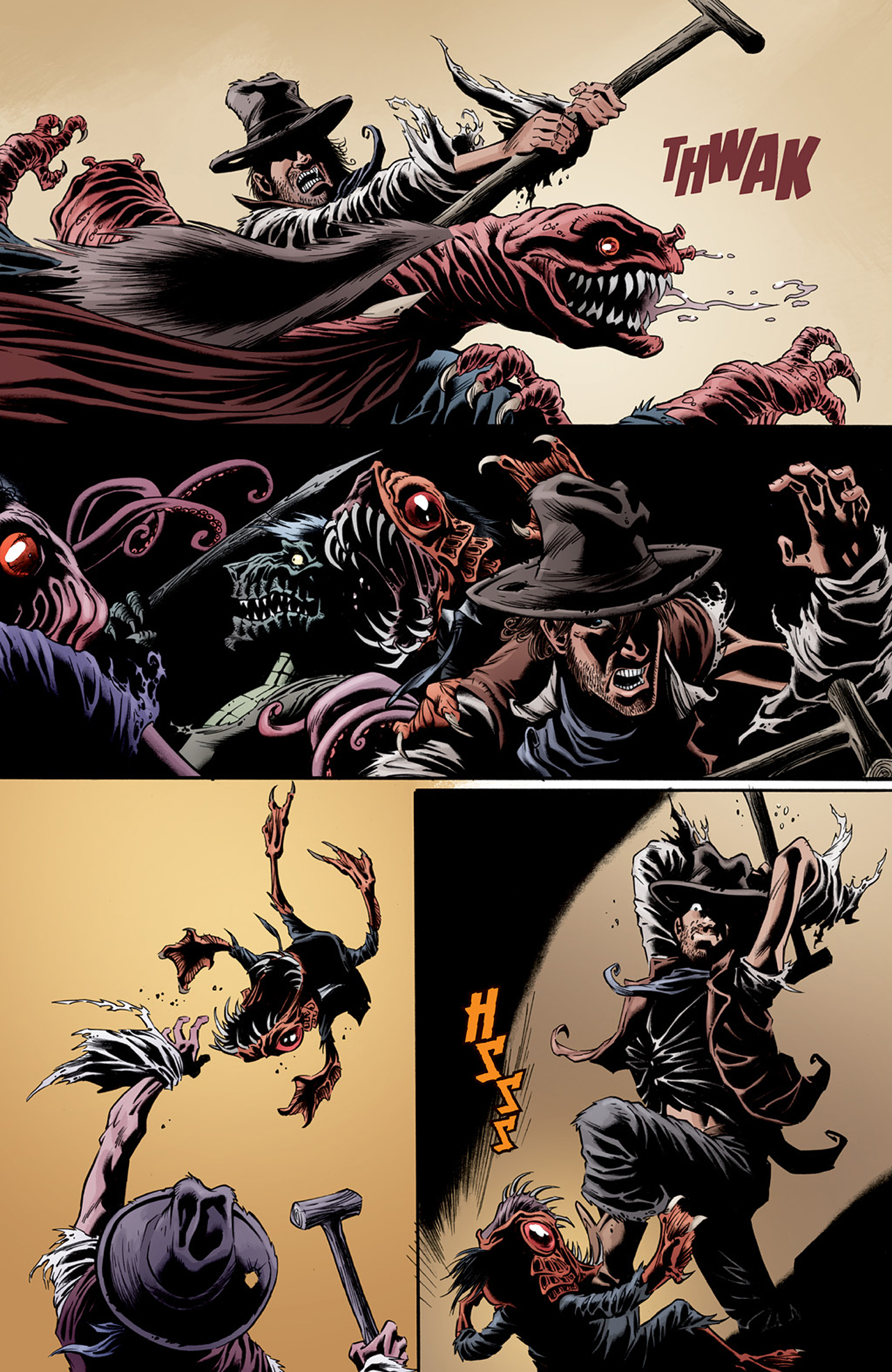 Read online Billy the Kid's Old Timey Oddities and the Orm of Loch Ness comic -  Issue #4 - 6