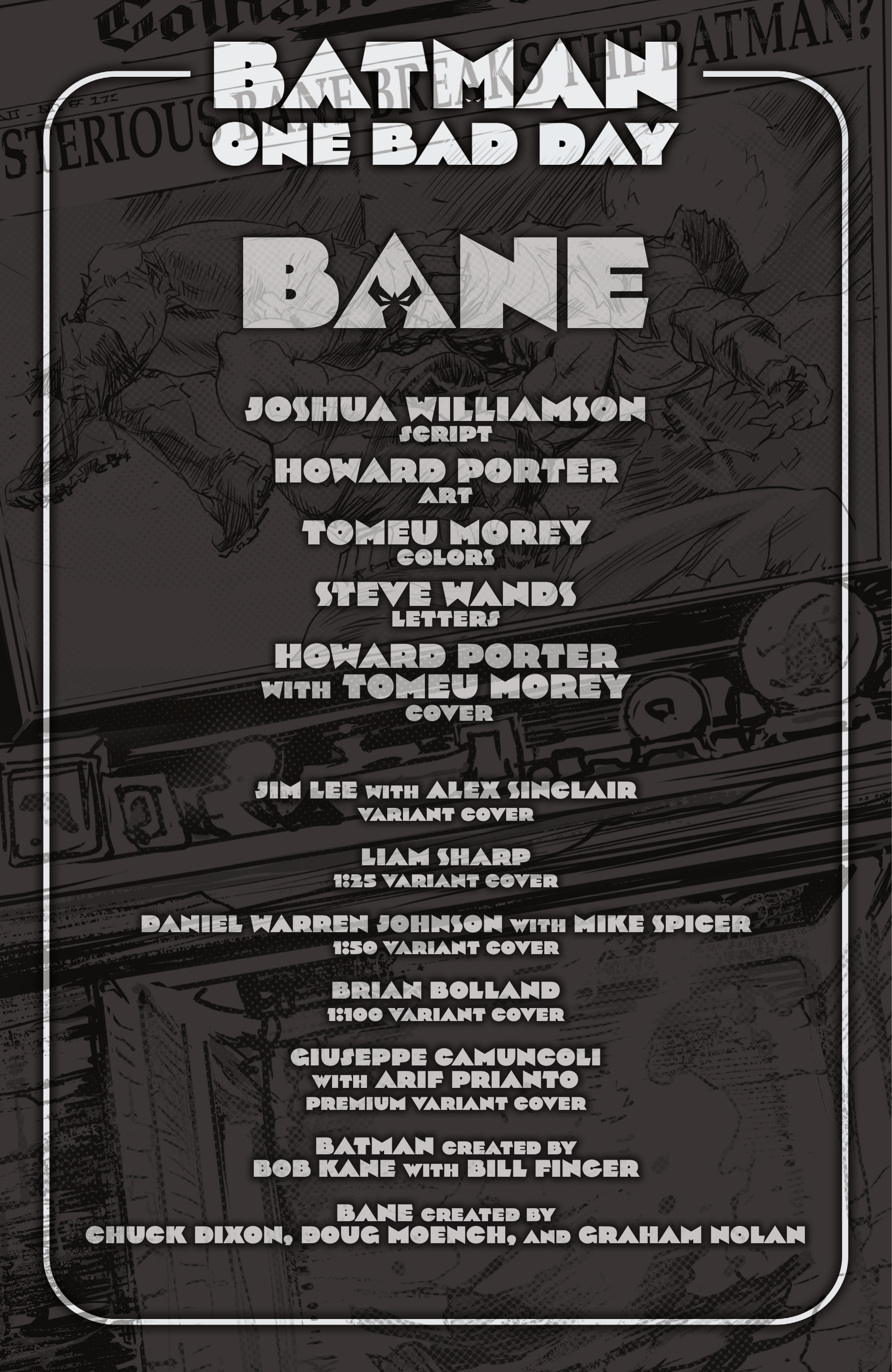 Read online Batman - One Bad Day: Bane comic -  Issue # Full - 3