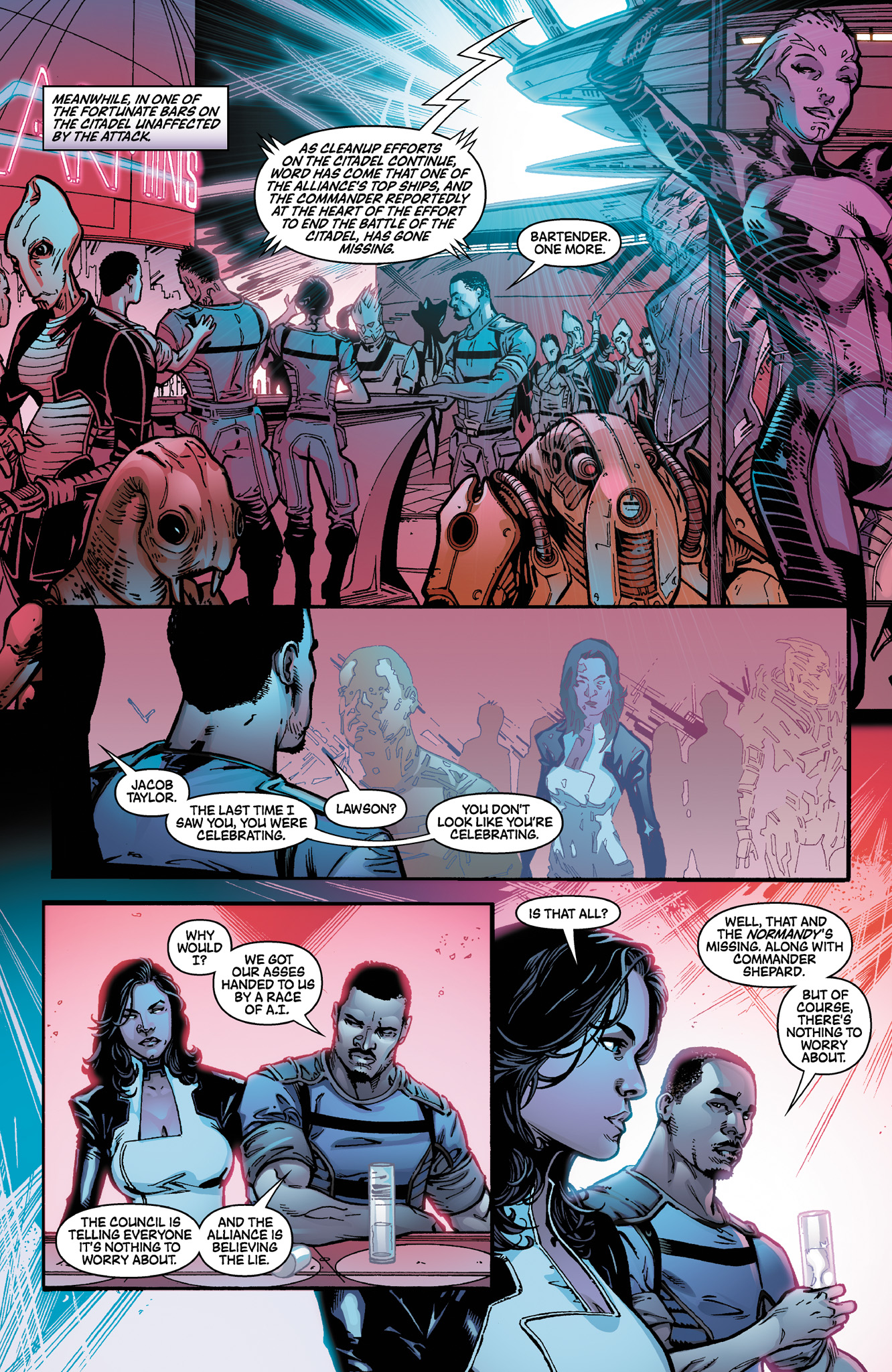 Read online Mass Effect: Foundation comic -  Issue #5 - 7