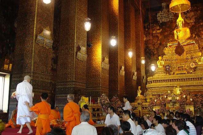 Monk ordination, Wat Po, Bangkok