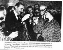 Videla, Ernestina y la creación de Papel Prensa
