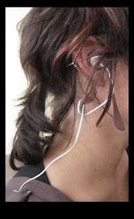 mobile patters - earpiece (annodised aluminium)