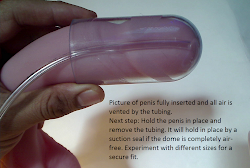 Penis and Venting Tube Inside Divocup