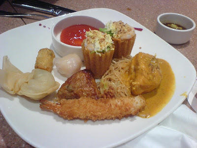 there was chinese food.