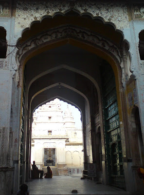 Entrance to the Rangji Temple - Pushkar