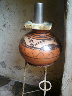 Earthen pot known as Matka or Ghada in a village home in Rajasthan