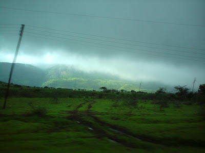 A field on the way to Trimbakshwar from Nashik