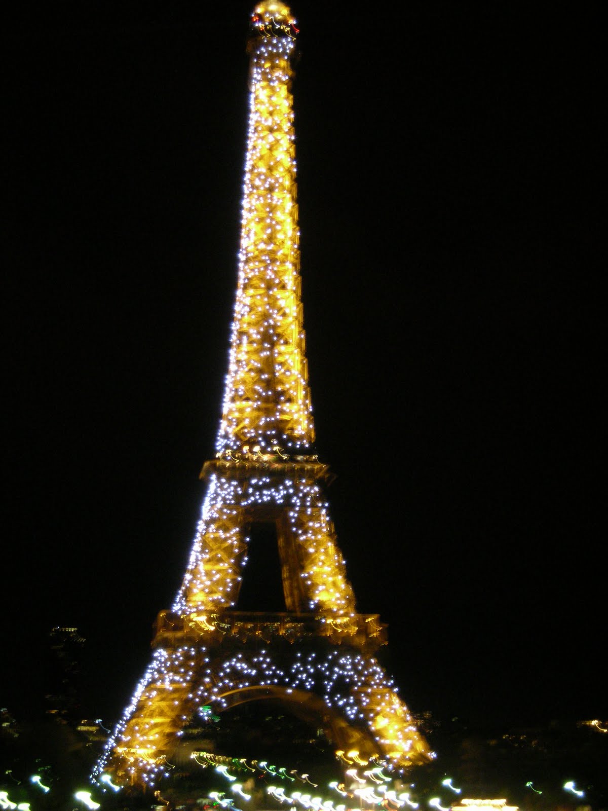 Photography ParisChristmas Lights of theTour Eiffel