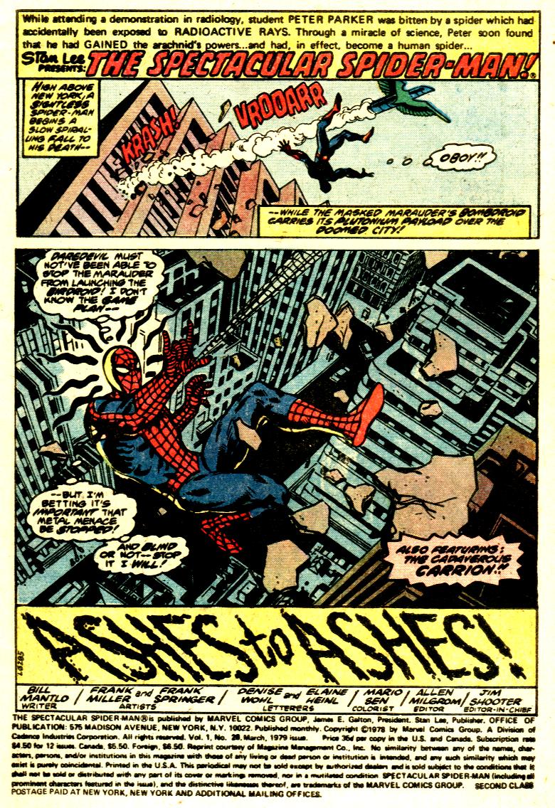 Read online The Spectacular Spider-Man (1976) comic -  Issue #28 - 2