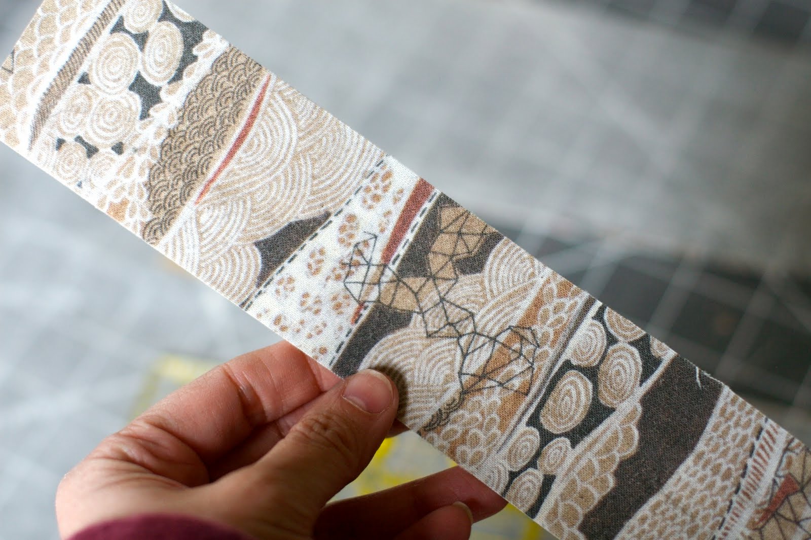 Habit of Art making your own fabric tape