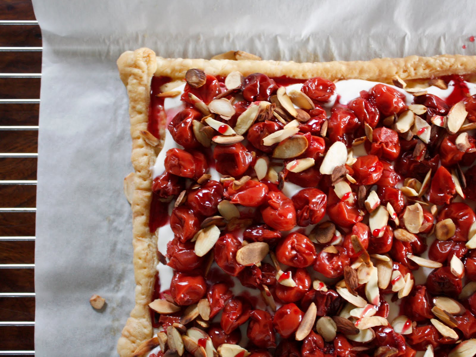 A Crafty Lass: Sour Cherry Tart