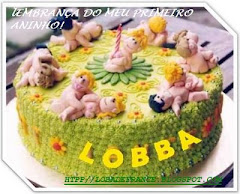 Bolo de aniversário do Blog da Lobba
