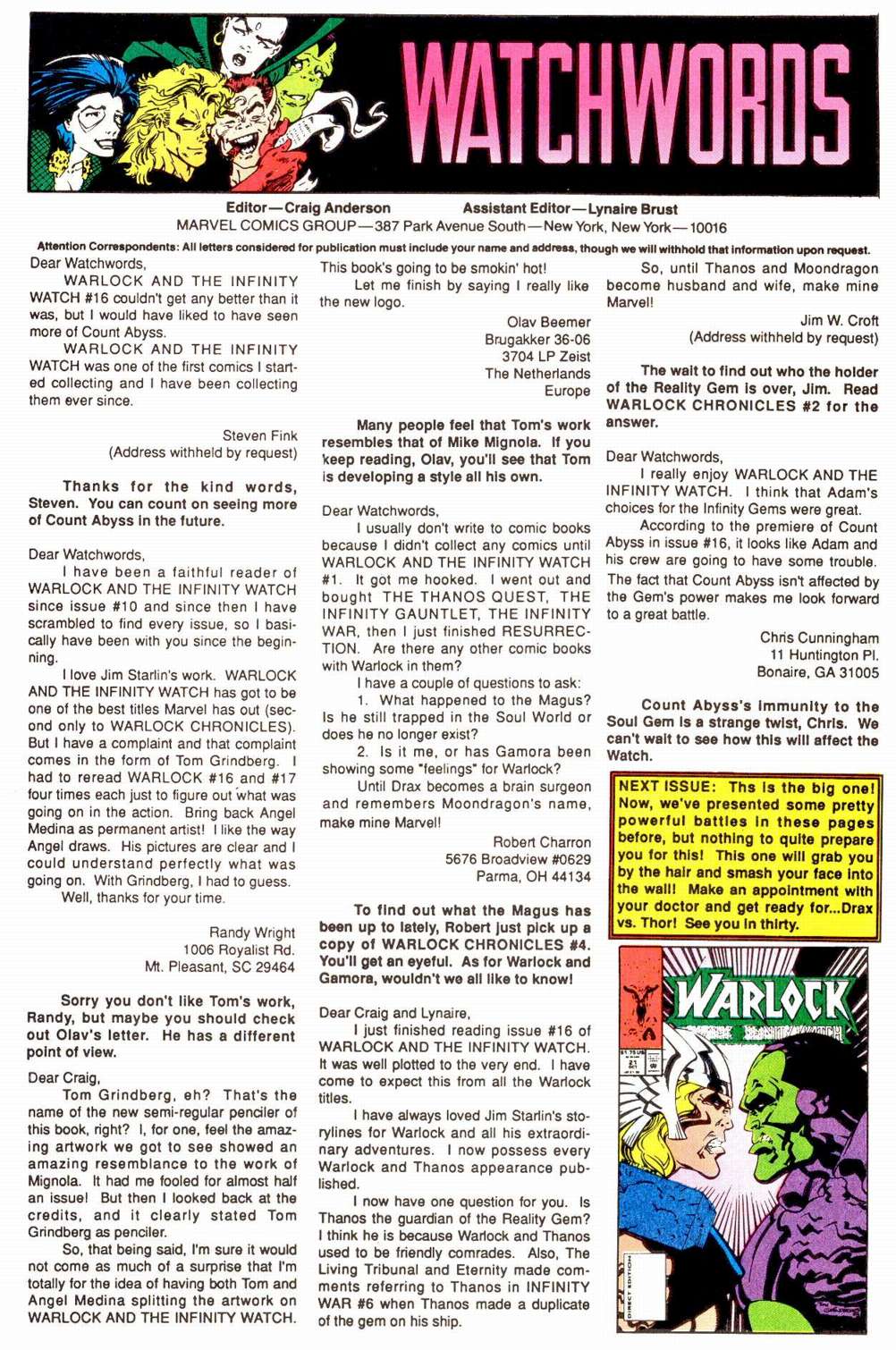 Read online Warlock and the Infinity Watch comic -  Issue #20 - 22