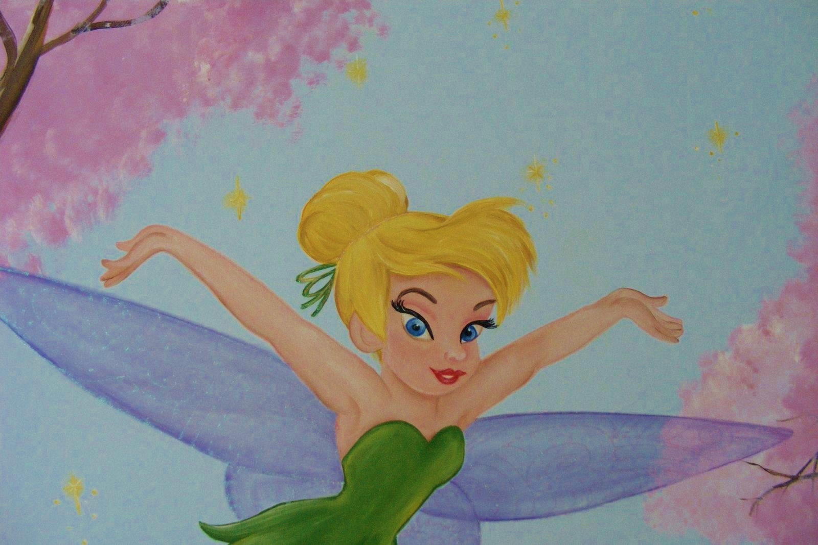 MURALES INFANTILES: Recamara TinkerBell