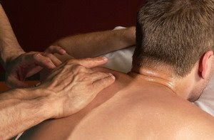 A nice way to unwind - a relaxing massage from another guy :-)
