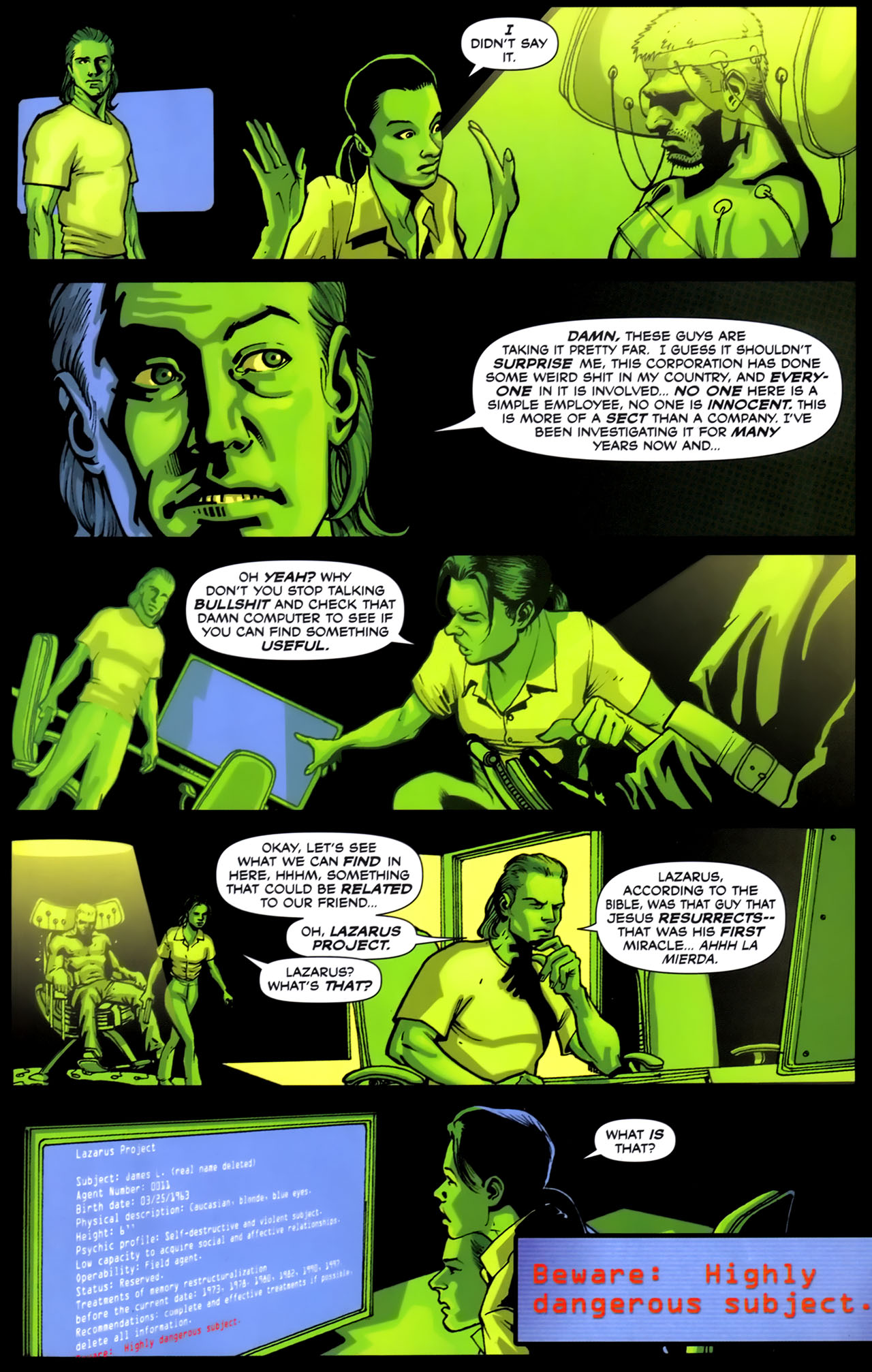 Read online Lazarus (2007) comic -  Issue #2 - 23