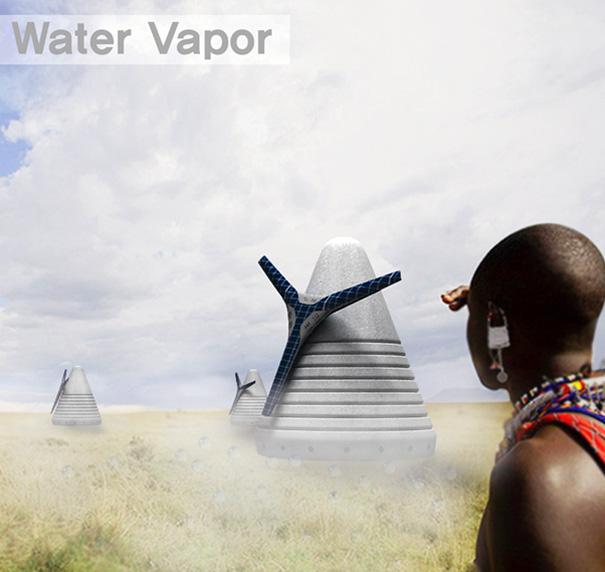 Futuristic Design The water vapor Machine