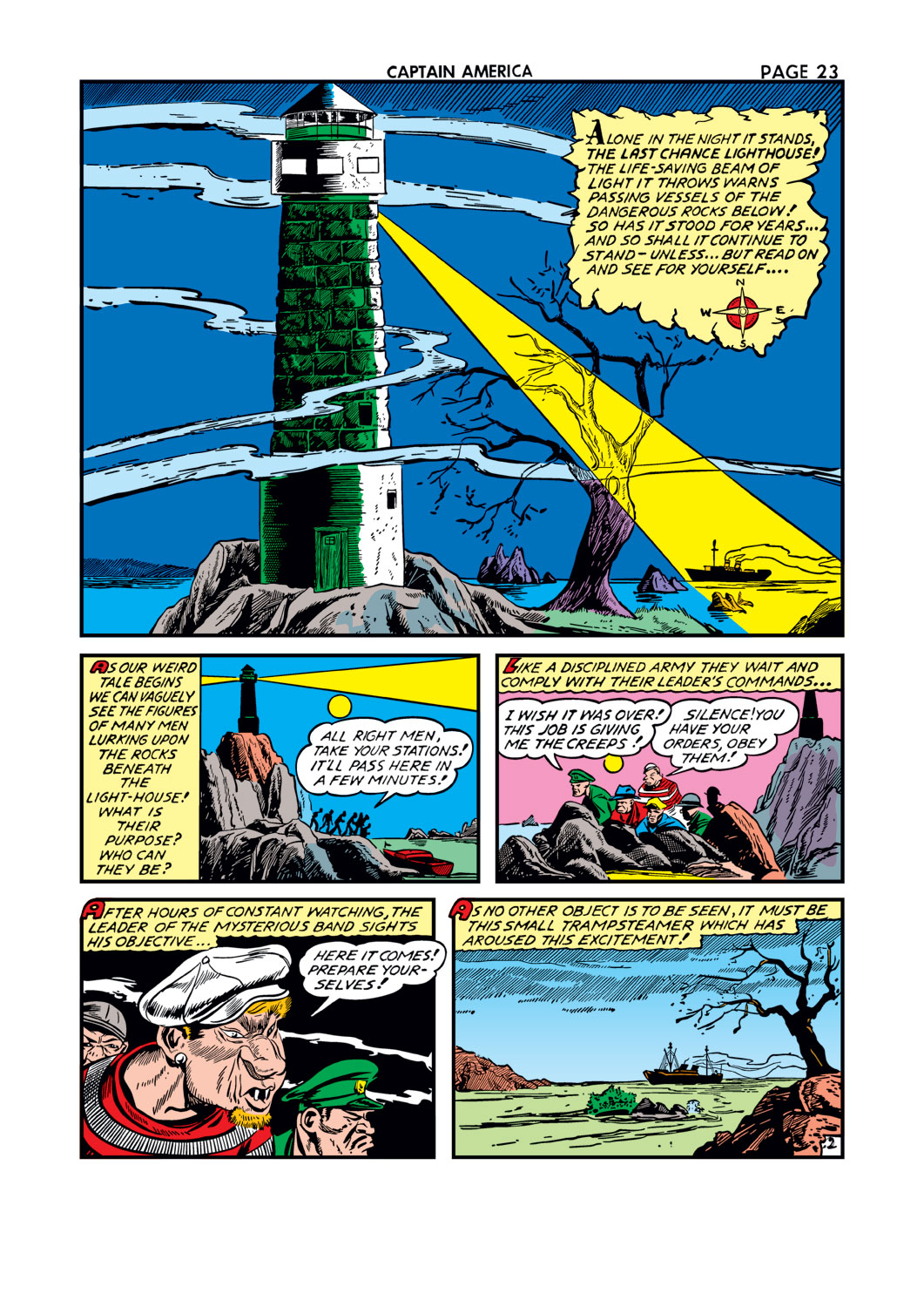 Read online Captain America Comics comic -  Issue #13 - 25