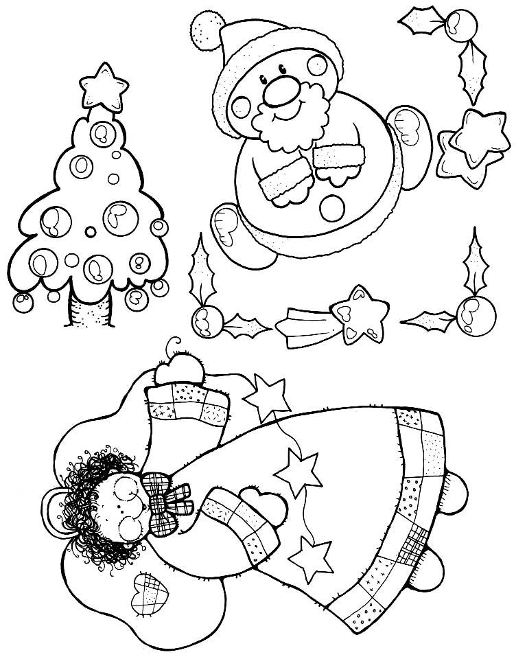 Desenhos de natal para colorir