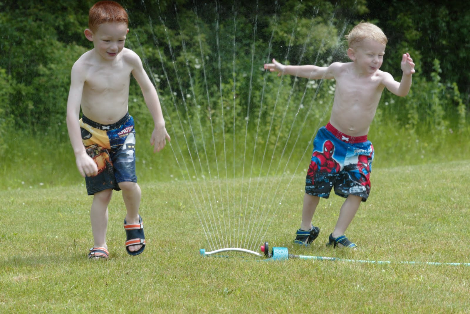 The Mendoza Line Sprinkler fun