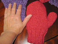 hand and mitten