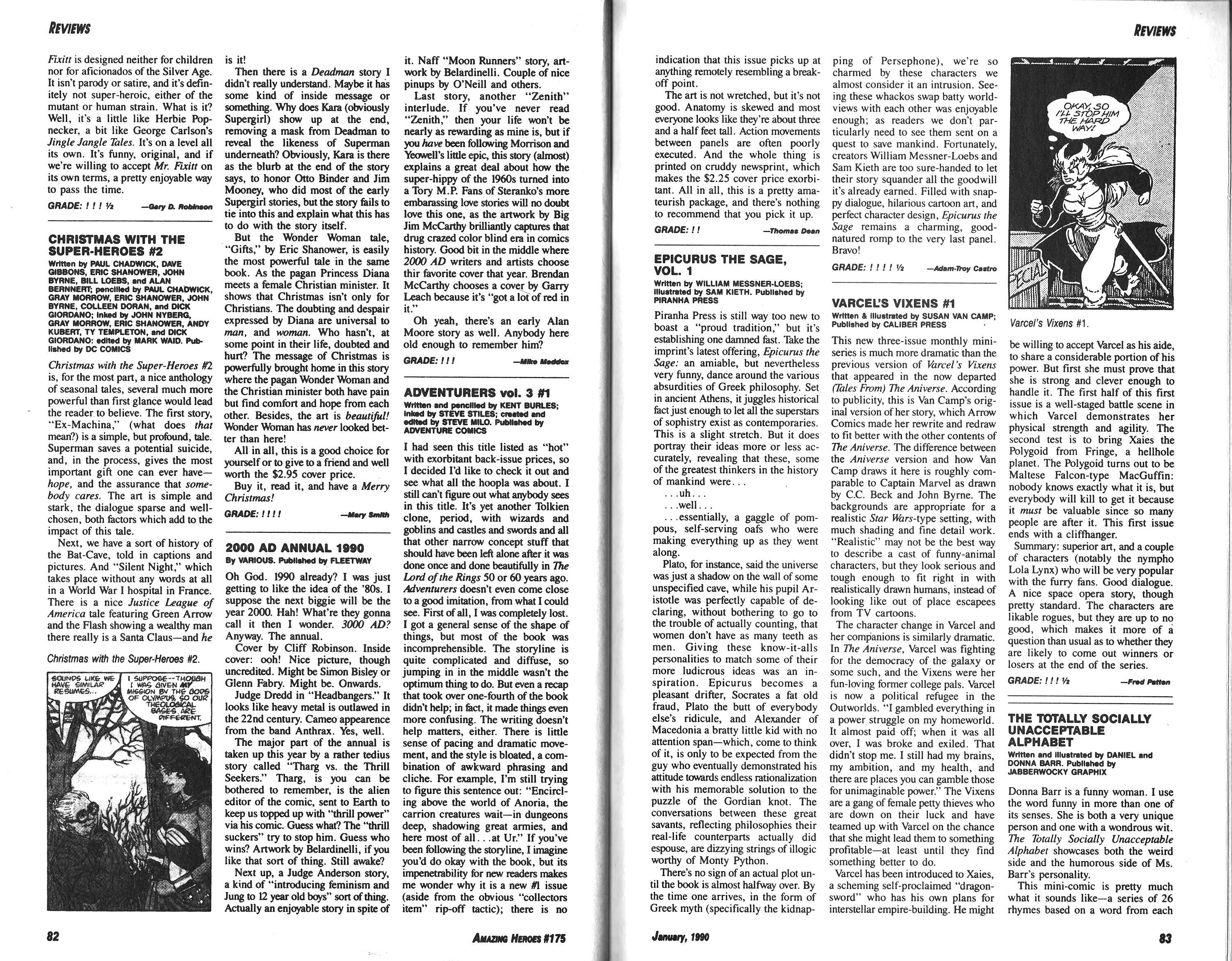 Read online Amazing Heroes comic -  Issue #175 - 42