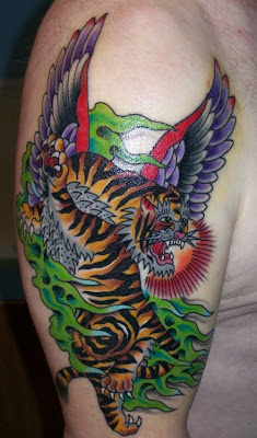 arm Tiger Tattoo design