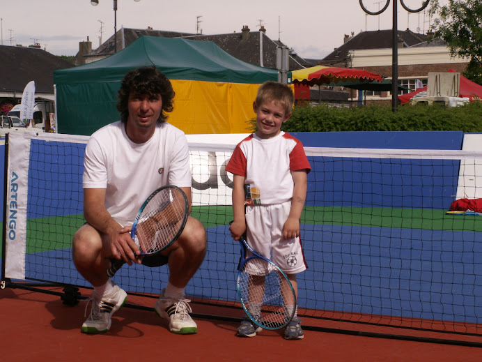 moi et lolo apres le match