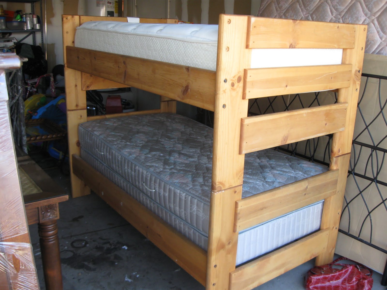used youth bunk beds with mattress included