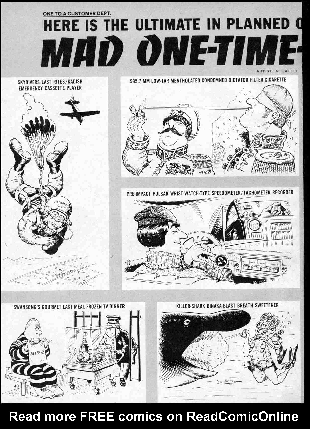 Read online MAD comic -  Issue #198 - 42