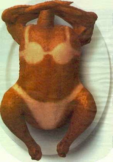  Recipe for a Bikini Tanned Turkey, turkey bra, dear miss mermaid, thanksgiving turkey bra