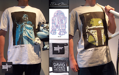 David Flores Collective Clothing Line - New Star Wars T-Shirts Featuring R2-D2, Boba Fett and a Tusken Raider