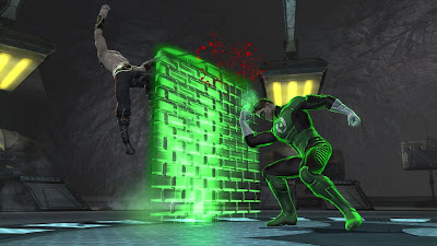 Mortal Kombat vs. DC Universe Screenshots - Green Lantern vs. Liu Kang