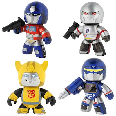 Transformers Mighty Muggs Wave 1 - Optimus Prime, Megatron, Bumblebee and Soundwave