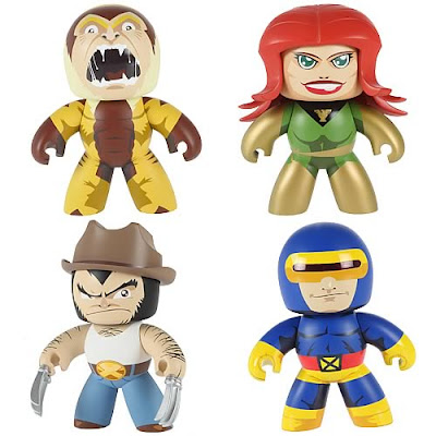 Marvel Legends Mighty Muggs Wave 6 - Sabretooth, Phoenix (Jean Grey), Logan (Wolverine) & Cyclops