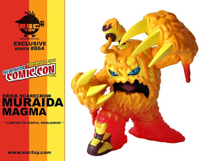 ESC Toy – Muraida New York Comic Con Magma Colorway Vinyl Figure by Erick Scarecrow