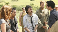 Lost - Rebecca Mader as Charlotte Lewis, Ken Leung as Miles Straume, Jeremy Davies as Jeremy Faraday & Nestor Carbonell as Richard Alpert