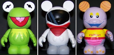 Disney’s Vinylmation Park Series 1 3 Inch Mickey Mouse Figures - Kermit, Monorail & Figment