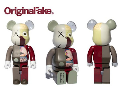 Kaws x Medicom Dissected Companion 400% and 1000% Be@rbricks