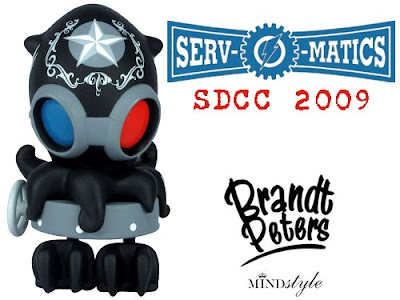 MINDstyle - San Diego Comic Con 2009 Exclusive Junior Serv-O-Matics Vinyl Figure by Brandt Peters