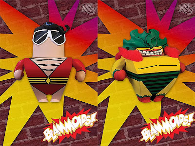 Blammoids! Series 2 by DC Direct - Plastic Man and The Creeper Vinyl Figures