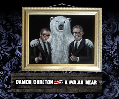 Damon, Carlton and a Polar Bear Official Logo