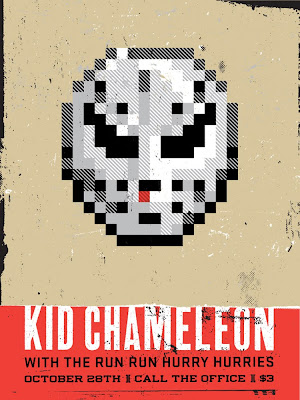 San Diego Comic-Con 2010 Exclusive Scott Pilgrim Screen Print Series - Kid Chameleon by Aesthetic Apparatus