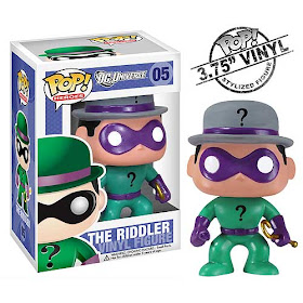 DC Universe Batman Mini Funko Force Vinyl Figures by Funko - The Riddler and Packaging