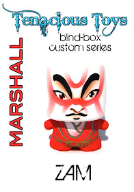 Tenacious Toys Marshall Blind Box Custom Series - Kabuki Custom Marshall Vinyl Figure by ZAM