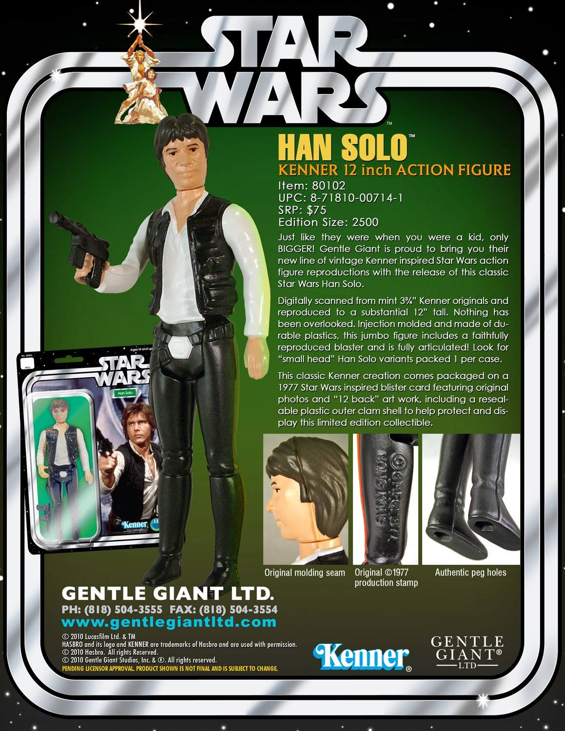 The Blot Says Han Solo 12 Jumbo Vintage Kenner Star Wars Action the-blot-says-han-solo-12-jumbo-vintage-kenner-star-wars-action